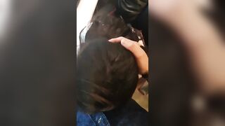 đang làm việc thì em người yêu lên cơn nứng đòi bú cu luôn