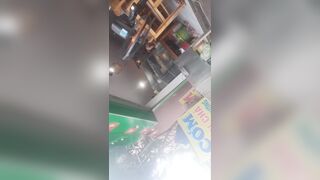 [ 69 ] | Quay lén cặp đùi trắng nõn của em gái phụ quán cơm | #1