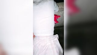 lên sân thượng địt nhau với bé học sinh loli