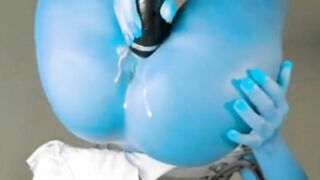 Nhân vật phim Avatar cái lồn xanh lè 1