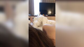 đi nhà nghỉ với bé sinh viên dâm đãng thích làm bồn chứa tinh