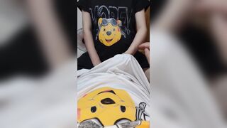 vợ bầu không cho địt nhưng nứng cứ nghịch cu mãi
