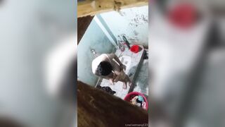 quay lén bé phòng bên tắm chuồng nhìn em nó ngon quá
