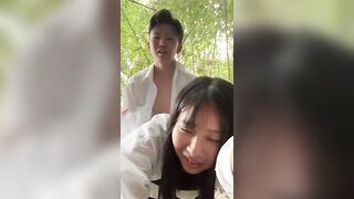 Dẫn ny lên núi chơi rồi địt luôn người yêu xinh xắn