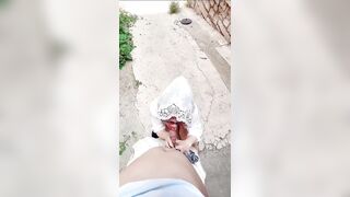 Cô gái 2k6 ra đường bú cặc ba dượng luôn
