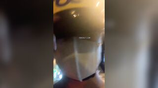 Dâm nữ hàng ngon k mặc đồ lót đi dạo ngoài đường show hàng public sau lưng a Bee p2