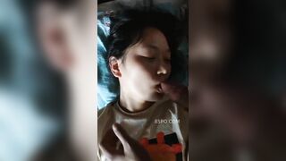 Bố dượng khốn nạn dụ con gái bú cu hứa chiều dẫn đi ăn mỳ cay