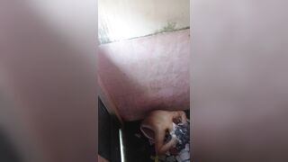 Quay lén em công nhân tắm nuốt nuồng nuột
