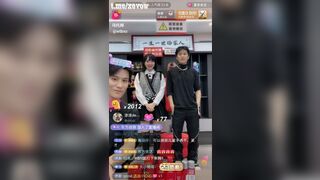 em gái live stream cùng Tiểu Dương & Đại Dương lộ clip địt nhau