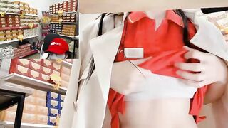 nhân viên siêu thị winmart nứng lồn thủ dâm ở chỗ làm - phần 16