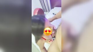 Em phò Việt Nam lần đầu được bú cu tây