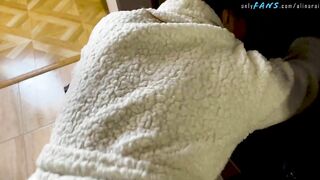 Thấy c họ khỏa thân kẹt tay trg lò vi sóng,e trai khốn nạn tranh thủ đụ bắn ngập lồn