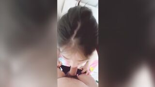 Lần đầu dạy em Người Yêu Bú cu, E Nó Nghiện ngày nào cx đòi Bú cu quay video