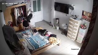 (Hack cam, quay lén) Máy bay single mom thủ dâm - 1