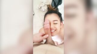 Gái xinh Châu Á, Lần đầu Bú liếm Cặc Tây To 30 Cm Bóp Vú cực nứng
