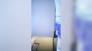 quay lén em sinh viên đi làm thêm buổi tối trong quán massage #5
