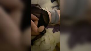Xé rách quần tất c dâu bắt chị chổng mông cho doggy địt sướng tê,chơi c dâu sướng vãi