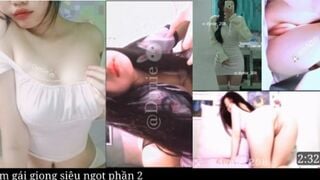 Yến Nhi cái cái tiếng rên gây nứng cực mạnh cùng với lồn múp của ẻm p2