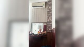 Phang chị máy bay gymer chồng ít đụ