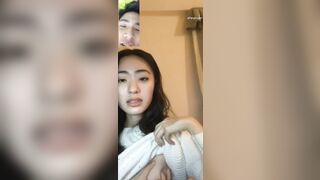 gạ bạn gái video call khoe vú để thủ dâm #1