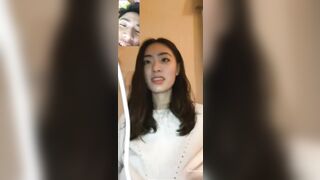 gạ bạn gái video call khoe vú để thủ dâm #1