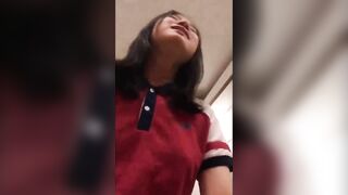 Vãi, E HS Lớp 11 Ko Mặc áo vú đi họp lớp, Bị bạn trai gạ djt lồn rậm lông Nhún Cu rên