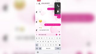 Call video với em ghệ học sinh mới lớn nữa đêm show cặp bưởi bự non cho a xem p2