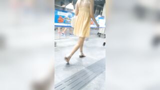 seri quay lén gái xinh mặc váy ngắn đi dạp phố - phần 2