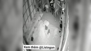 Hack cam quay lén đôi vợ chồng trẻ tranh thủ nữa đêm con ngủ nhấp nhau cực sung p2