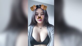 Korean foreplay big tits