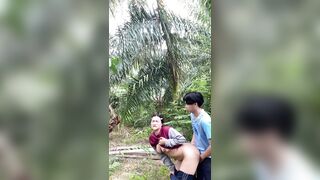 Dụ dỗ được vợ thằng khác đưa ra ngoài vườn vắng đụ, cảm giác thật sướng.