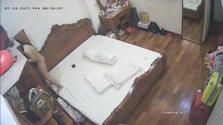 Hack cam quay lén phòng đôi vợ ck dâm quay lén vợ ở nhà là k ngày nào mặc đồ p3