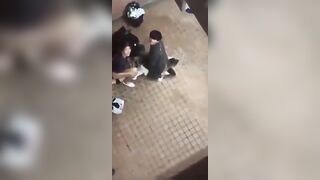 2 bạn nam đụ 1 bạn gái giữa đường tất cả đều là học sinh, tuổi trẻ giờ thích là đụ.