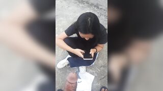 Đang ôn bài mà thằng bạn cứ dí con cặc vào mồm