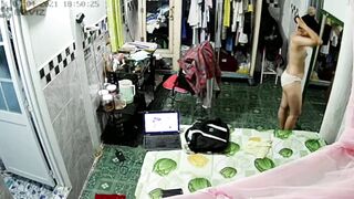 seri hack cam phòng mấy bé học sinh non tơ thay quần áo - phần 6