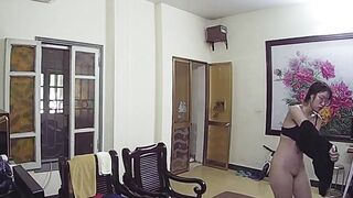seri gái xinh thay quần áo cởi chuồng khi ở nhà 1 mình - phần 11