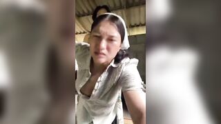 Sáng nhà chị họ nứng cặc muốn đụ,đúng lúc chị họ cũng nứng lồn tụt quần xuống đụ thôi