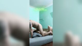 Nứng quá địt thẳng vào mồm chị máy bay dâm