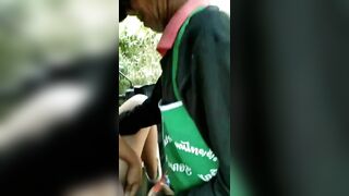 Gạ ông chú xe ôm địt nhau ngay ngoài đường phần 1