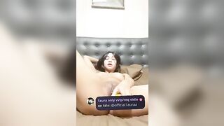E teen HS Lớp 11 Biến thái, Vào tele live sex nhét Chai vào lồn Bóp Vú To thủ dâm rên