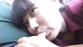 Mới lớn đã biết gạ con bạn thân bú cu