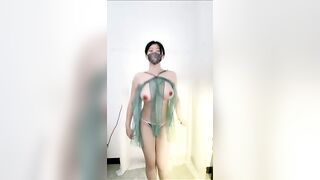 E gái xinh Loli, Vú khủng hồng, Lồn rậm lông Nhảy khiêu dâm sexy nứng cặc vcl ra
