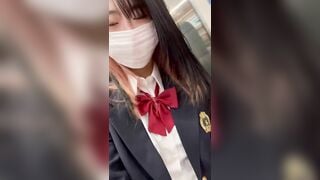 Full, E gái xinh Loli mình dây Lên tàu điện ngầm, Khiêu Dâm Vạch quần lót xem lồn