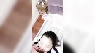 Bữa trưa của em sau giờ học là con cu của anh