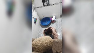 quay lén bé sinh viên tắm suýt nữa bị bắt cảm giác kích thích quá