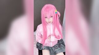 25 phút, E Gái Xinh Ngây thơ Tóc hồng, Cosplay Móc lồn bóp vú Thủ dâm Loli mình dây
