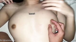 Đêm nào cũng sang trọ nhỏ b thân vú bự để nghịch vú,e ngại nên k cho quay mặt #1