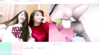 Ometv sục cu theo yêu cầu cho 3 em gái xinh dâm ăn mì p27