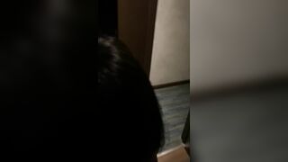 Vén váy doggy tới tấp vợ bạn không kịp đóng cửa