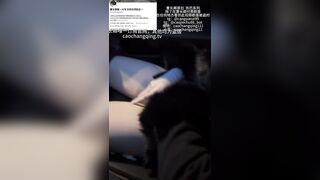 Có oto sướng thật gạ chở mấy e rau non đi chơi mà đc sờ hàng nhìn e móc rỉ nc trên xe